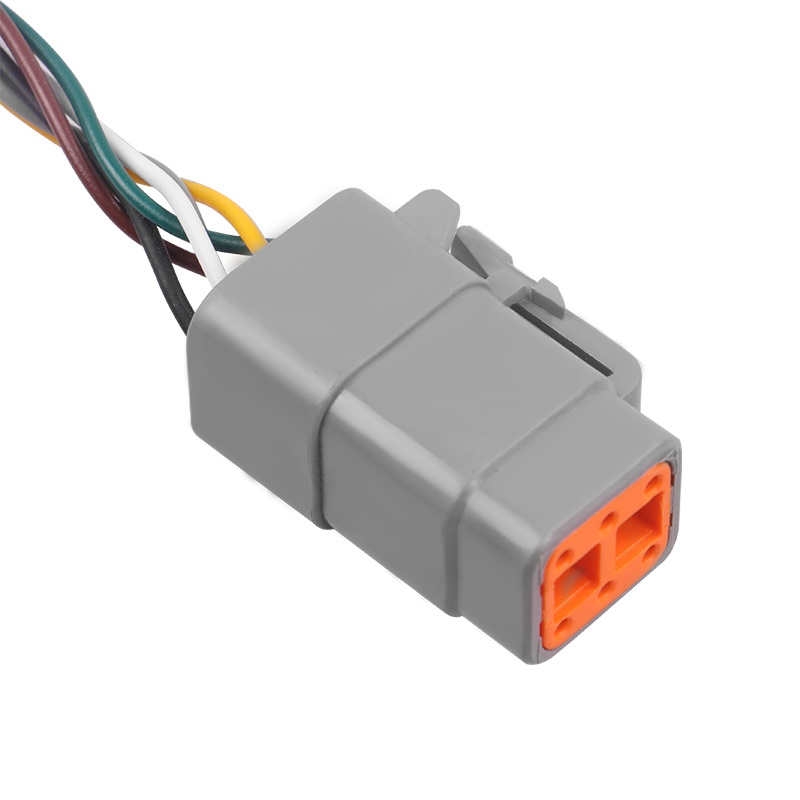 LED燈具6P母頭連接器+復(fù)合線